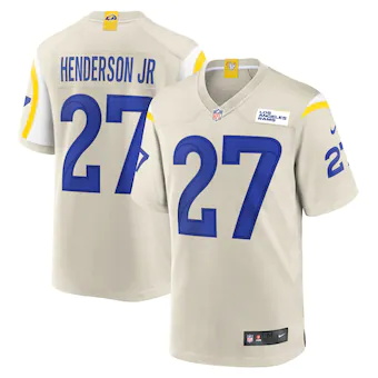 mens nike darrell henderson jr bone los angeles rams player